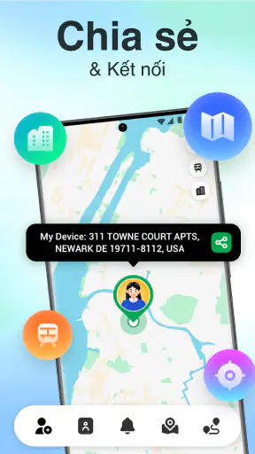 GPS Circle – Chia sẻ vị trí screenshot
