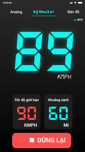 GPS Speedometer - Odometer HUD screenshot