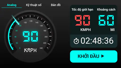 GPS Speedometer - Odometer HUD screenshot