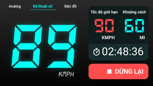 GPS Speedometer - Odometer HUD screenshot