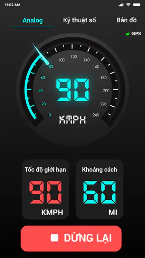 GPS Speedometer - Odometer HUD screenshot