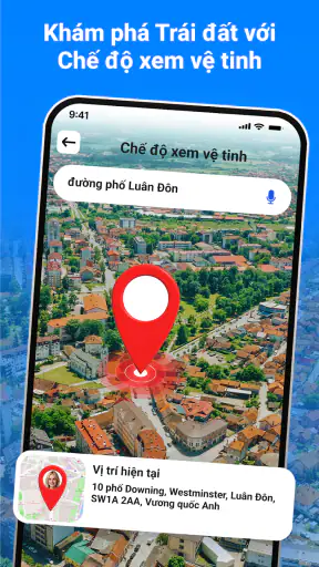 GPS Vệ tinh Bản đồ dẫn đường screenshot