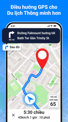 GPS Vệ tinh Bản đồ dẫn đường screenshot