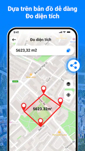 GPS Vệ tinh Bản đồ dẫn đường screenshot
