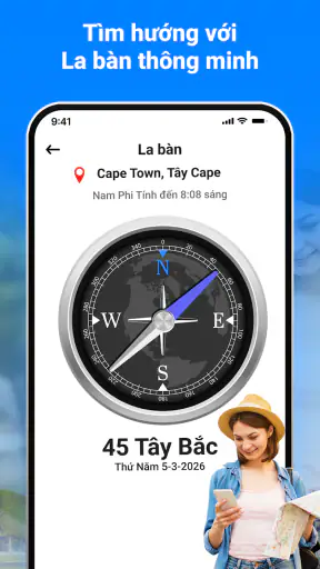 GPS Vệ tinh Bản đồ dẫn đường screenshot