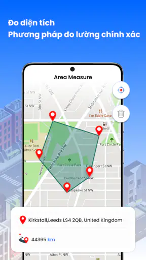 GPS vệ tinh trái đất Bản đồ screenshot