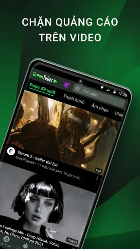 GreenTuber Chặn quảng cáo screenshot
