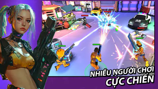 Gridpunk: 3v3 Sinh Tồn PvP screenshot