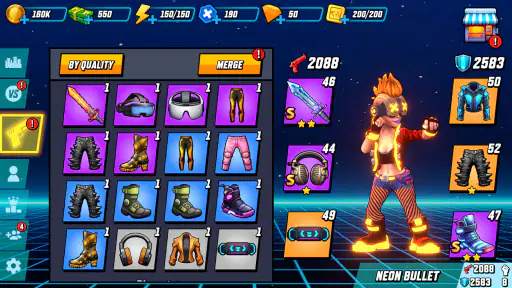 Gridpunk: 3v3 Sinh Tồn PvP screenshot