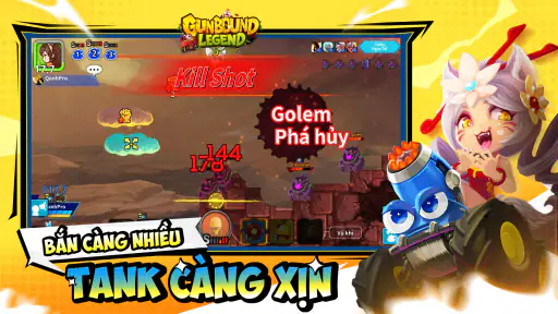 Gunbound Legend: Vua Toạ Độ screenshot