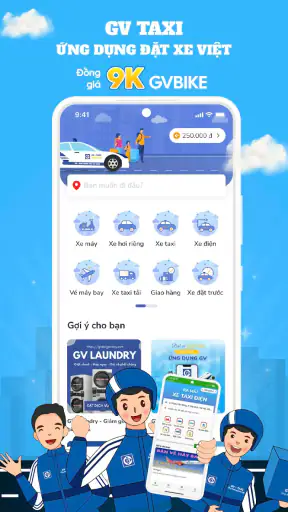 GV: App đặt xe hơi taxi, xe ôm screenshot