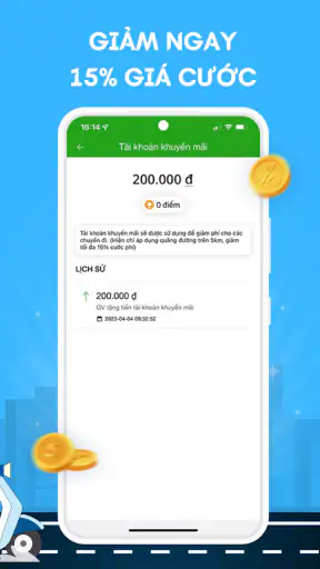 GV: App đặt xe hơi taxi, xe ôm screenshot