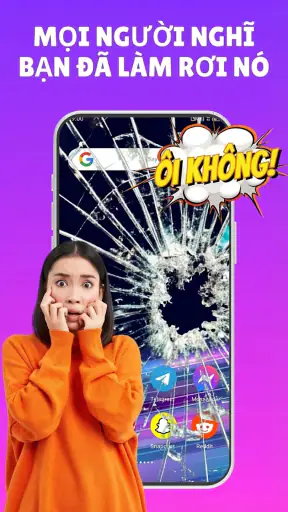 Haha Broken - Màn Hình Vỡ screenshot