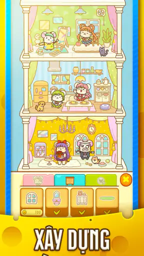 Hamster Nhảy : Cake Stack screenshot