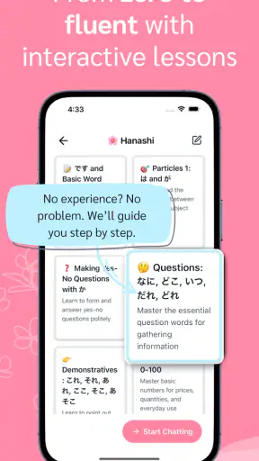 Hanashi - Nói Tiếng Nhật screenshot