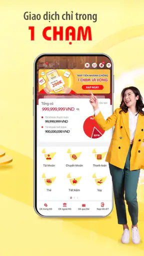 HDBank screenshot