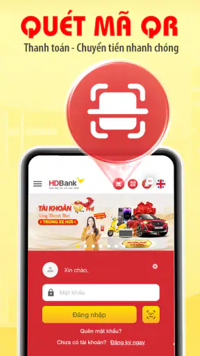 HDBank screenshot