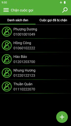 Hệ thống chặn cuộc gọi screenshot