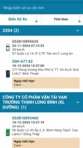 Hệ thống quản lý xe screenshot