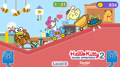 Hello Kitty games - car game screenshot