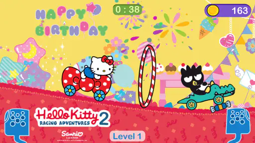 Hello Kitty games - car game screenshot