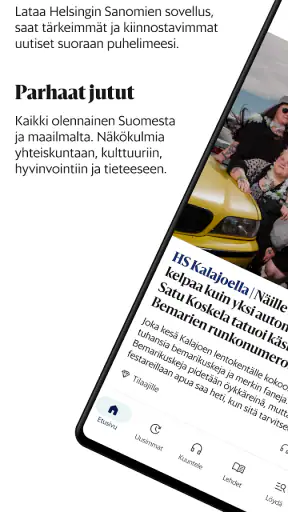Helsingin Sanomat screenshot
