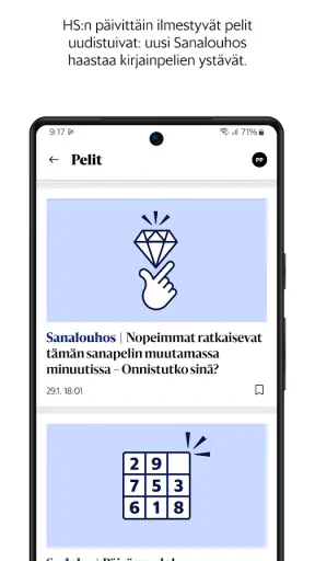 Helsingin Sanomat screenshot