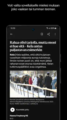 Helsingin Sanomat screenshot