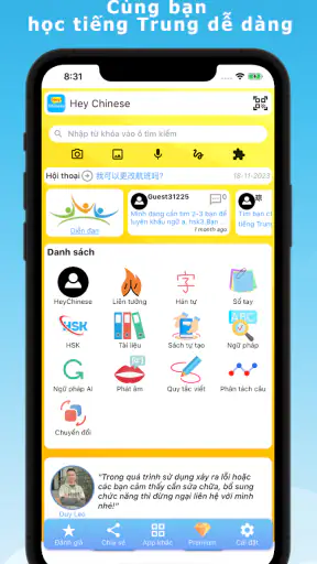 Hey Chinese - Học tiếng Trung screenshot