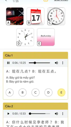 HiChinese: Học & Luyện Thi HSK screenshot