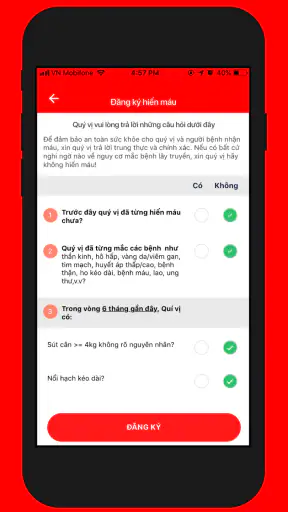 Hiến máu screenshot