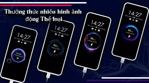Hiệu ứng sạc pin đẹp cute screenshot