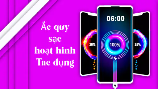 Hiệu ứng sạc pin đẹp cute screenshot