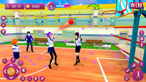 High Schoolgirl Love Life Game screenshot