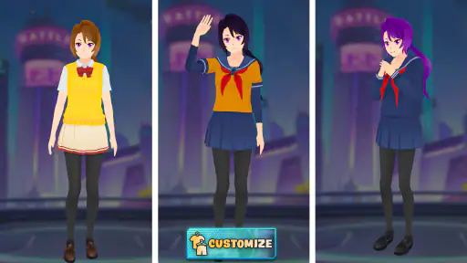 High Schoolgirl Love Life Game screenshot