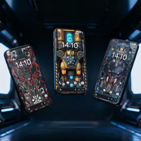 High Tech Live Wallpaper Theme screenshot