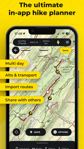 HiiKER: The Hiking Maps App screenshot