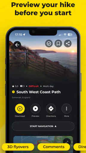 HiiKER: The Hiking Maps App screenshot
