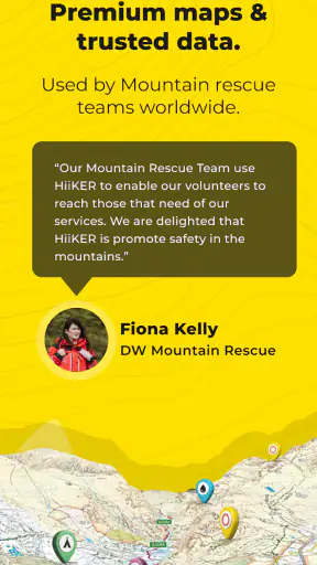 HiiKER: The Hiking Maps App screenshot