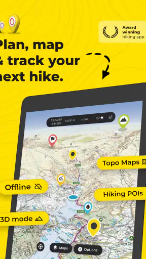 HiiKER: The Hiking Maps App screenshot