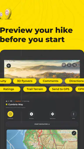 HiiKER: The Hiking Maps App screenshot