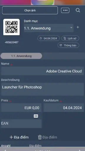 HITS Inventarmanager screenshot