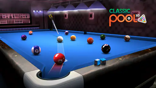 Hồ bơi cổ điển 3D - 8 bóng screenshot
