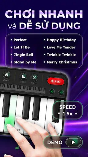 Học & Chơi Piano: Bàn Phím Ảo screenshot