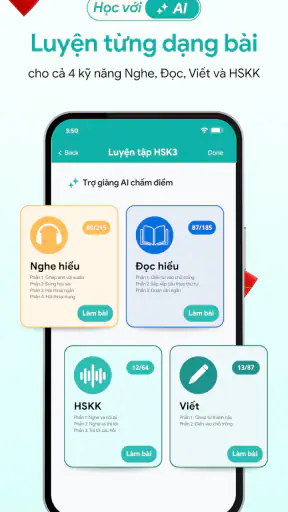 Học & Luyện thi HSK: Migii HSK screenshot