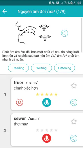 Học phát âm tiếng Anh HK screenshot