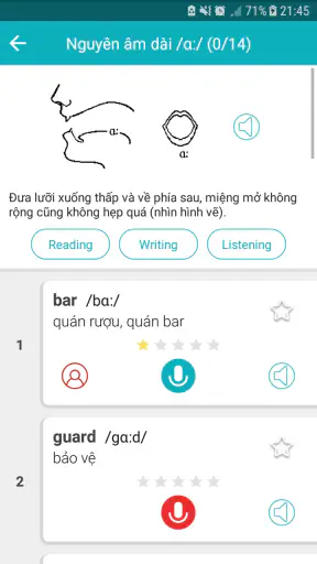 Học phát âm tiếng Anh HK screenshot