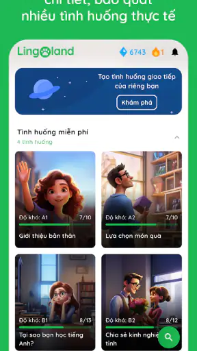 Học tiếng Anh - Lingoland screenshot