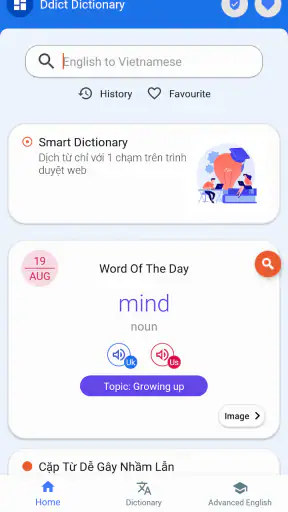 Học Tiếng Anh Song Ngữ screenshot