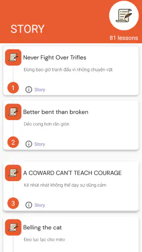 Học Tiếng Anh Song Ngữ screenshot